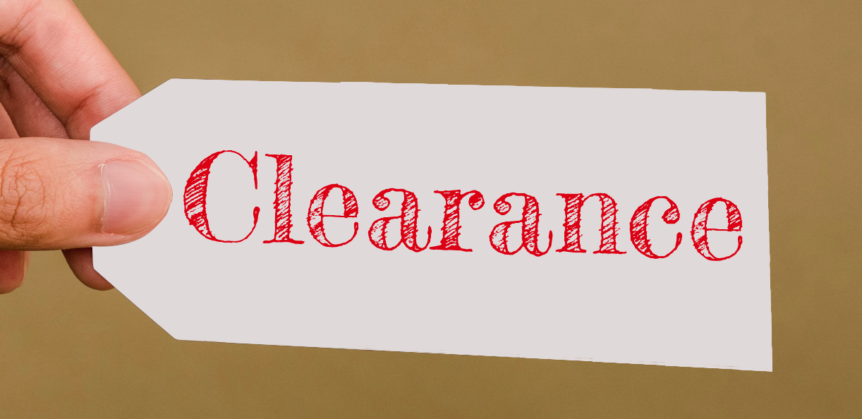 CLEARANCE